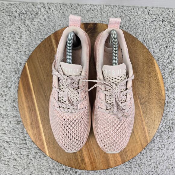Nobull Project Mesh Runner Light Pink Camo Athletic Gym Running Shoe Womens 6.5 - Picture 5 of 15
